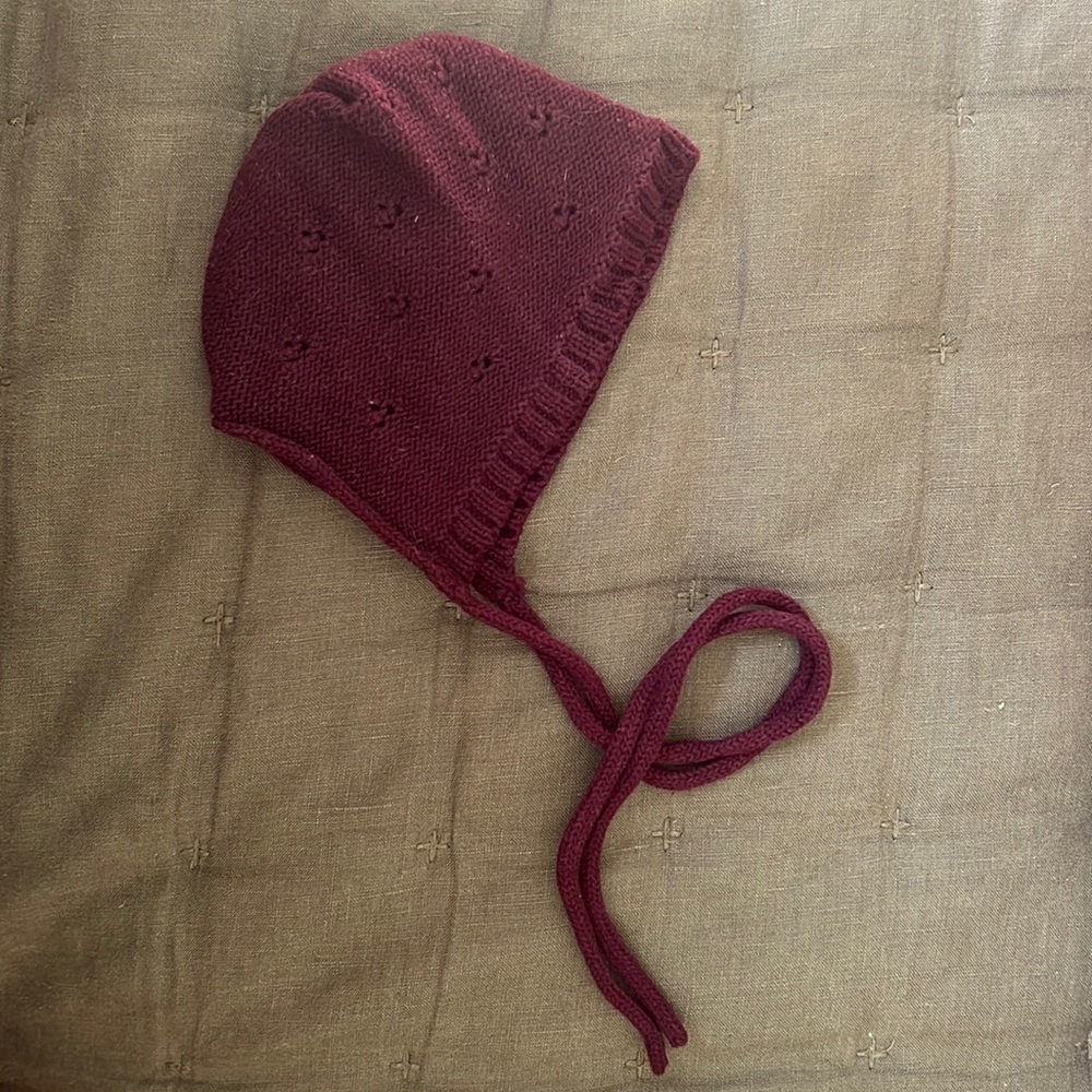 Jamie kay knit bonnet